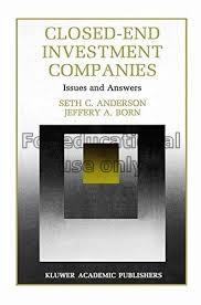 Closed-end investment companies : issues and answe...