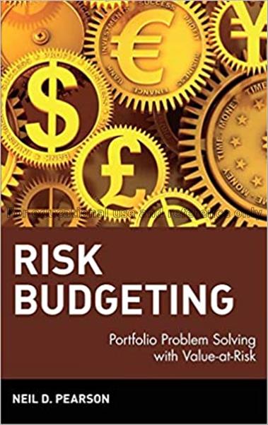 Risk budgeting : portfolio problem solving with Va...