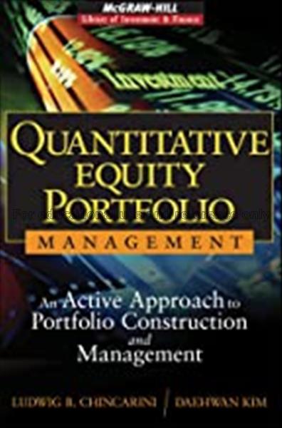 Quantitative equity portfolio management : an acti...