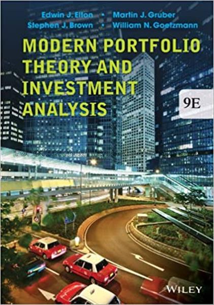 Modern portfolio theory and investment analysis / ...