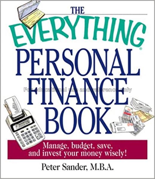 The everything personal finance book / Perter Sand...