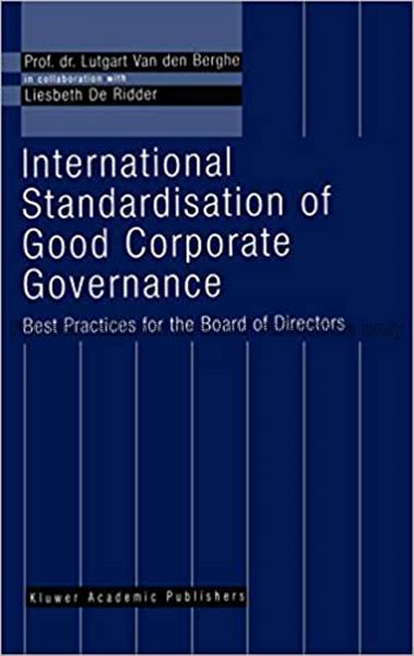International standardisation of good corporate go...