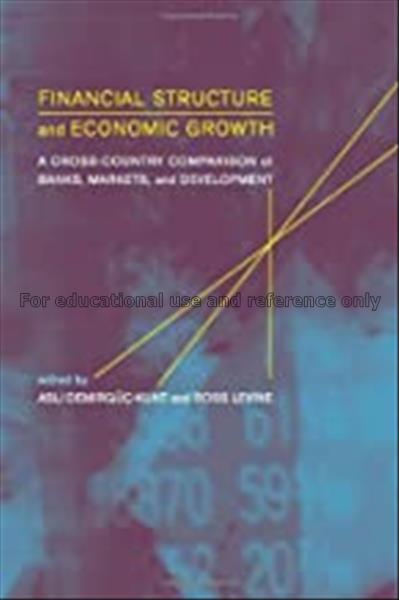 Financial structure and economic growth : a cross-...