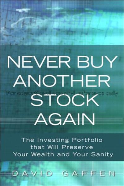 Never buy another stock again : the investing port...