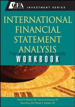 International financial statement analysis workboo...