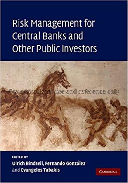 Risk management for central banks and other public...